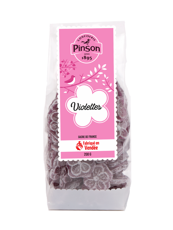 Violette Bonbons Confiserie Pinson 200g
