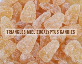 Bonbons triangles miel eucalyptus Pinson