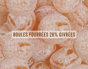 boules fourrées 28% givrées