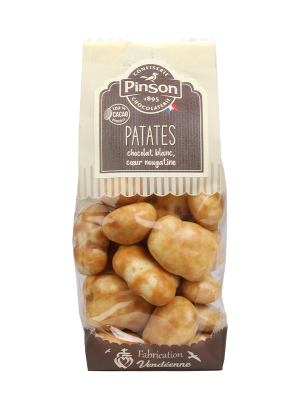 Patates coeur nougatine