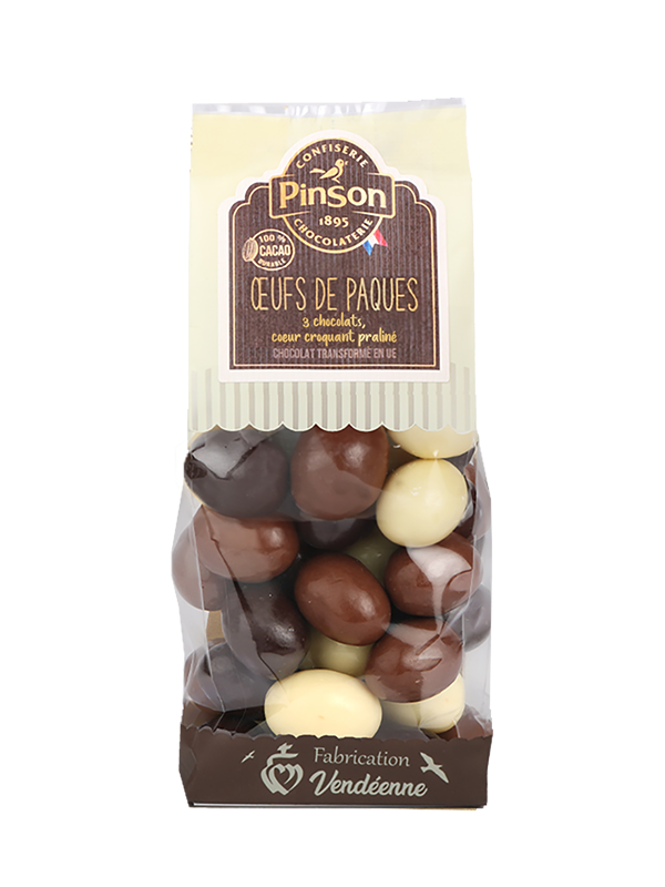 Oeufs de Pâques 3 chocolats