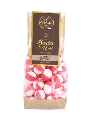 Boules de Noël saveur cerise