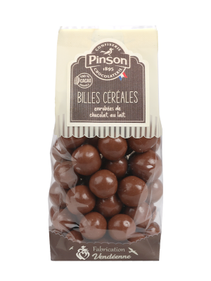 Billes céréales chocolat au lait