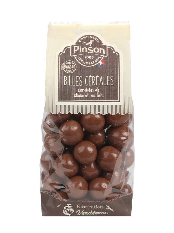 Billes céréales chocolat au lait