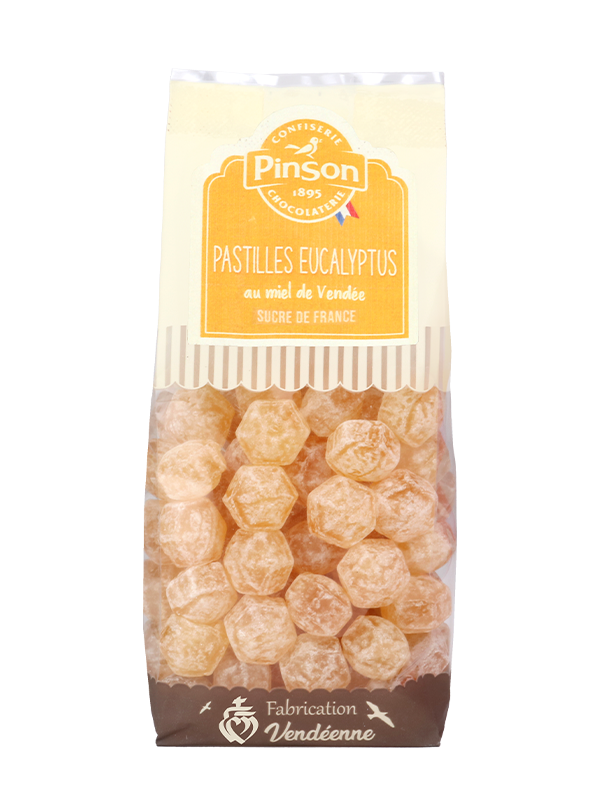 petits hexagones au miel de Vendée, 15% miel