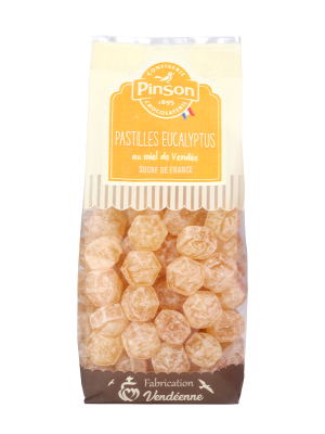 petits hexagones au miel de Vendée, 15% miel