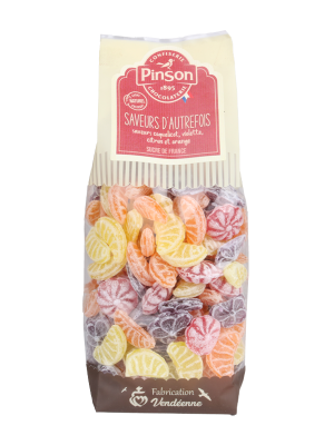 Saveurs d'autrefois mélange violettes, coquelicots et quartiers de fruit