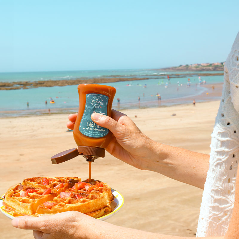 Squeezer caramel à tartiner au sel de Noirmoutier