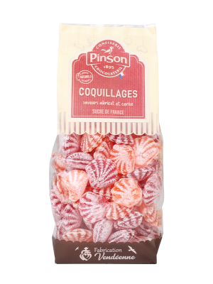 Coquillage saveurs abricot et cerise