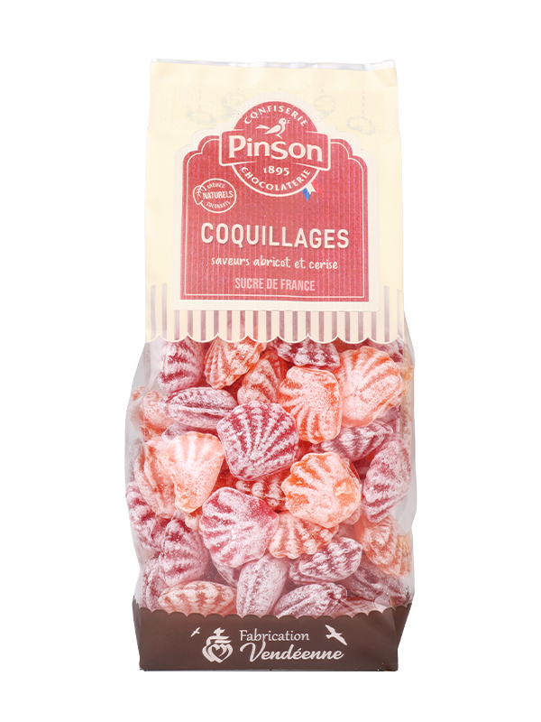 Coquillage saveurs abricot et cerise