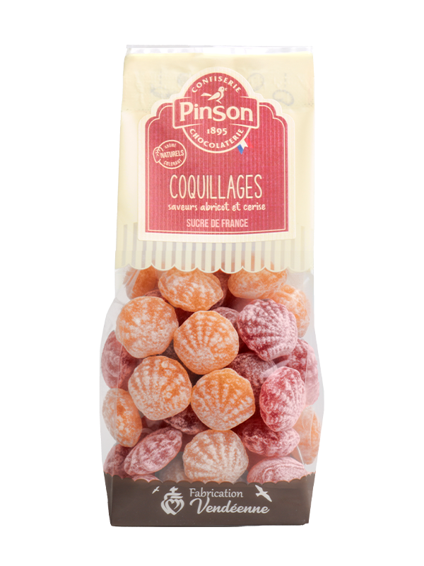 Coquillage saveurs abricot et cerise