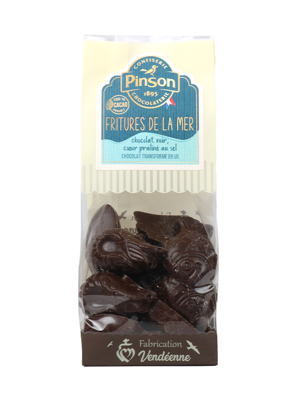 Fritures de la mer chocolat noir