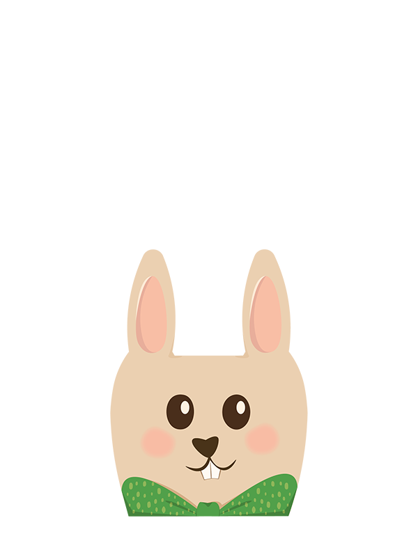 Mini-boite-lapin-noeud---billes-céréales-chocolat-au-lait---confiserie-pinson